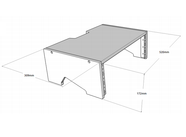 Sessiondesk Home small w/racks Birch Sessiondesk Home small w/racks Birch