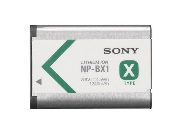 Sony Batteri NP-BX1 Kapasitet på 1240 mAh