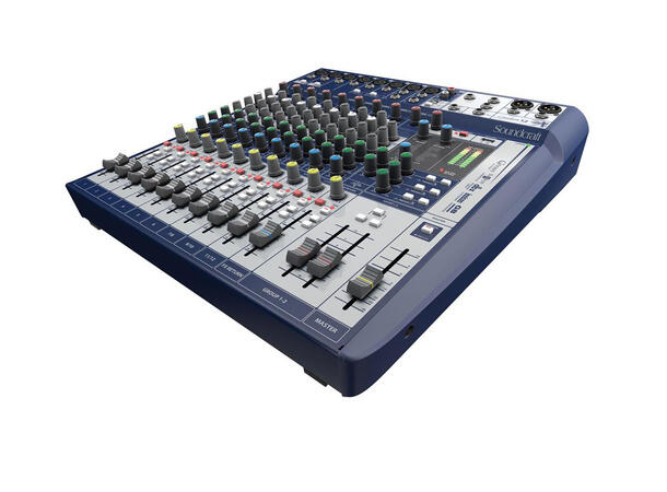 Soundcraft Signature 12 | 8 mik, 3xEQ 3 aux, Lexicon, USB