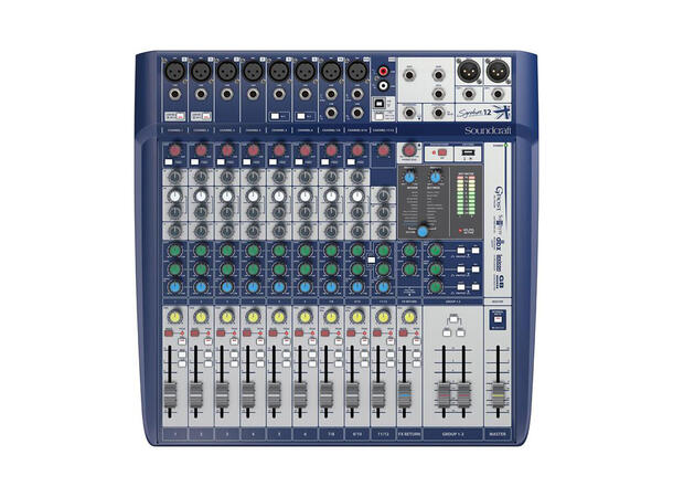 Soundcraft Signature 12 | 8 mik, 3xEQ 3 aux, Lexicon, USB