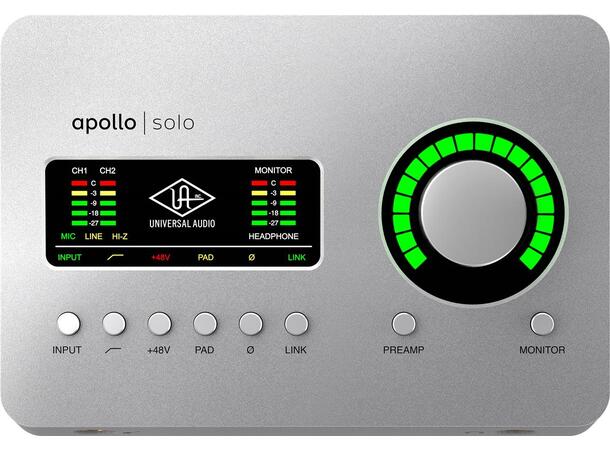 Universal Audio Apollo Solo HE TB3 1 x DSP. TB3, Heritage Edition, MAC