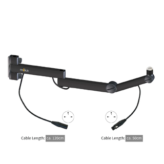 YELLOWTEC MIKA Mikstativ TV Sort Mikstativ sort m/XLR