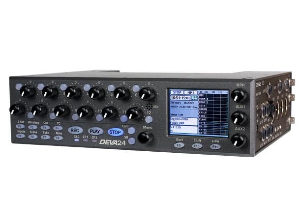 Zaxcom Deva 24 Recorder / Mixer 24 input channels of AES 
