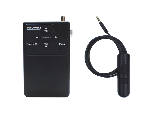 Zaxcom URX-L1 lanyard IFB audio and walkie talkie audio