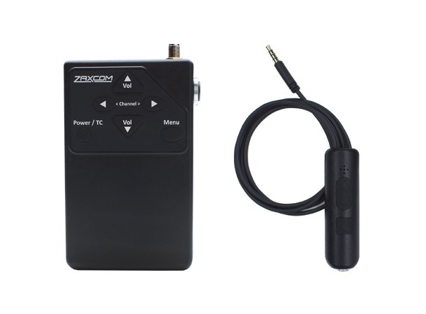 Zaxcom URX-L1 lanyard IFB audio and walkie talkie audio 