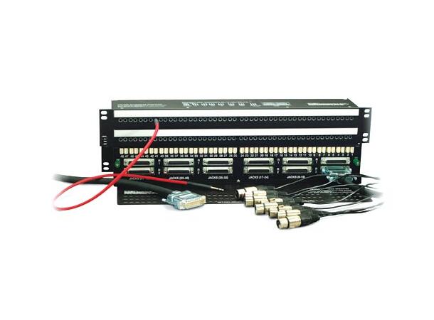 A.A DB25 Shorti Audio Patchbay 2x48x1,5RU bantam patch/DB25/switching 