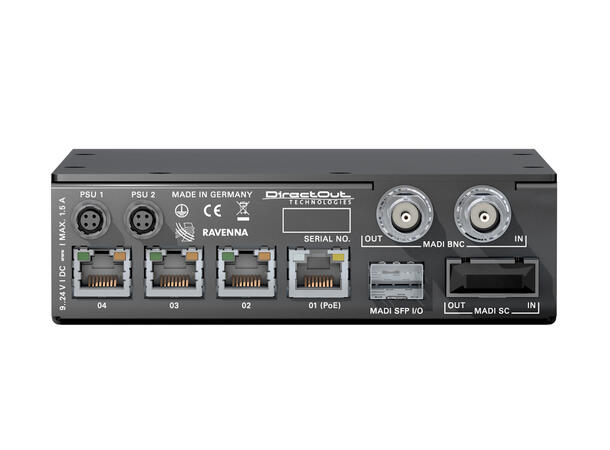 Direct Out EXBOX.RAV Modular 64ch RAVENNA/MADI Converter with FastSRC