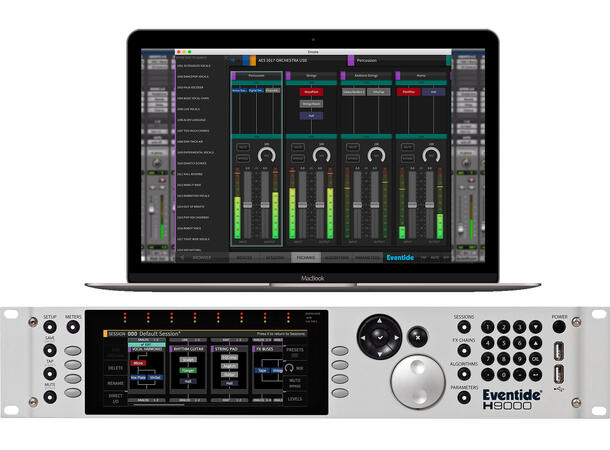 Eventide H9000 multi-effects processor Harmonizer med Modulær IO arkitektur