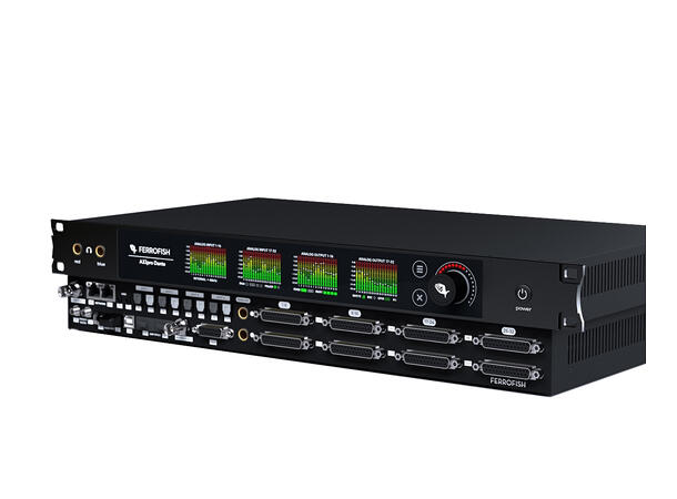 FERROFISH A32Pro DANTE AD/DA konverter 32xADDA, MADI, ADAT, SFP, MIDI, Dante 