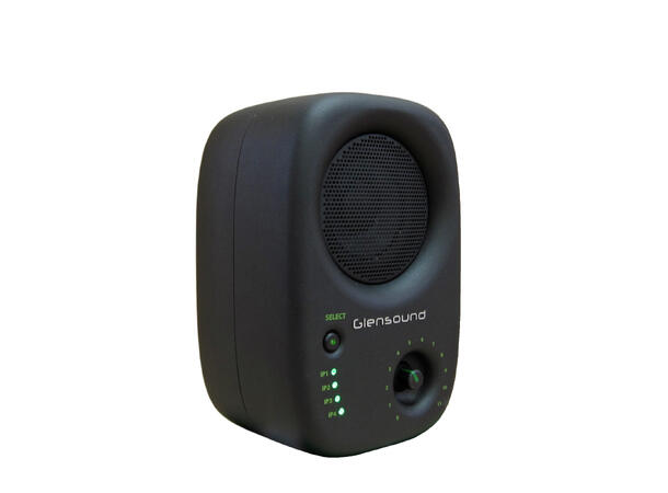 Glensound Divine Dante/AES67 monitor BL Høyttaler Dante/AES67, DSP/ POE - Sort 