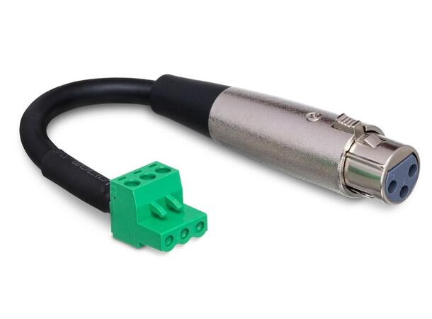 Hosa XLR3F-PHX3M Hosa low-voltage adapter XLR F Til Phoen 