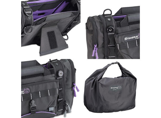 K-Tek KSTGJRXP Stingray Junior-X, Purple Designed to work w/ Sound Devices 833