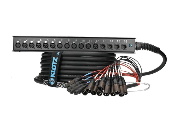 Klotz StraightLink 16CH 12/4XLR SG 15M 16 channels 12/4 XLR single ground 15m 