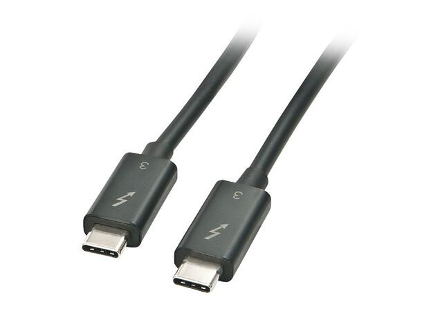 MicroConnect Thunderbolt 3 - 1m TB3 kabel med USB-C plugg 1 m, 40 Gbits 