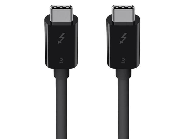 MicroConnect Thunderbolt 3 - 1m TB3 kabel med USB-C plugg 1 m, 40 Gbits