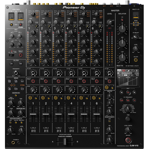 Pioneer Dj DJM-V10 Proffesional 6ch DJ mixer