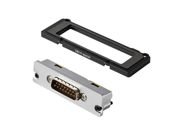 Shure ADX5D DB15 Back Plate Axient. Bunnstykk for ADX5 