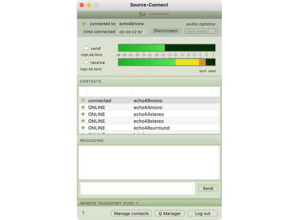 Source Elements Source-Connect Standard Løsning for fjernopptak og samarbeid 