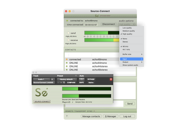 Source Elements Source-Connect Standard Løsning for fjernopptak og samarbeid 