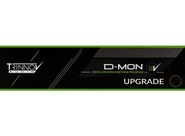 Trinnov D-MON6 HW/SW upgrade til Atmos Utvider gammel D-MON 6 til 12 kanaler 