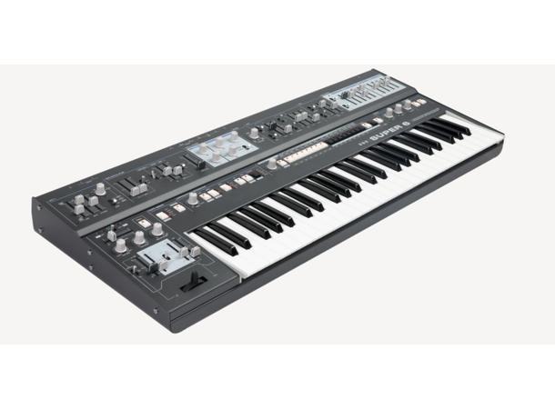 UDO Audio Super 6 Keyboard black 12-Voice Hybrid Synthesizer