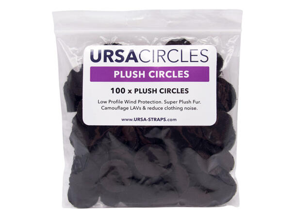 URSA 100x Plush Circles Black