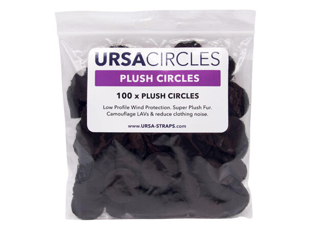 URSA 100x Plush Circles Black 