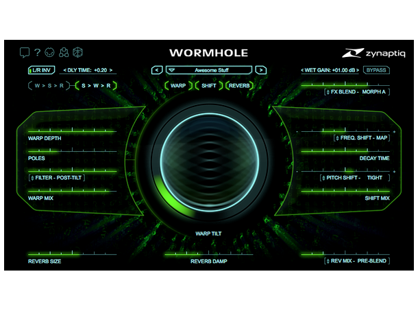 Zynaptiq WORMHOLE Multi fx Multi FX Sci-fi prossesor 