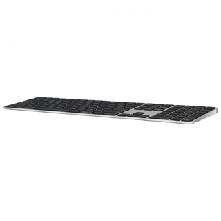 Apple Magic Keyboard Touch ID Black Keys Bl&#229;tann Tr&#229;dl&#248;s Sort/S&#248;lv (NORSK)