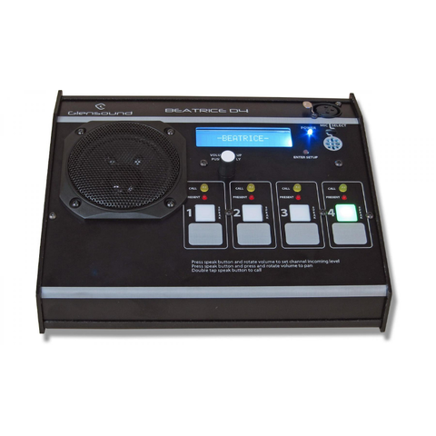 Glensound Beatrice D4 Desktop intercom 4 Channel Desktop