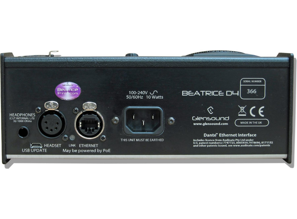 Glensound Beatrice D4 Desktop intercom 4 Channel Desktop 