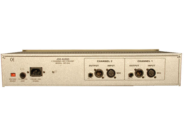 JDK R20 Dual Channel Mic Pre Micpre 2 ch 