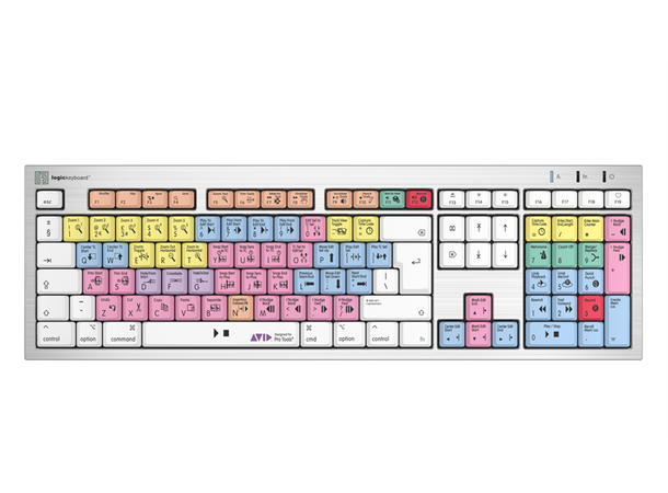 Logickeyboard Pro Tools - Mac ALBA Keyboard - UK English