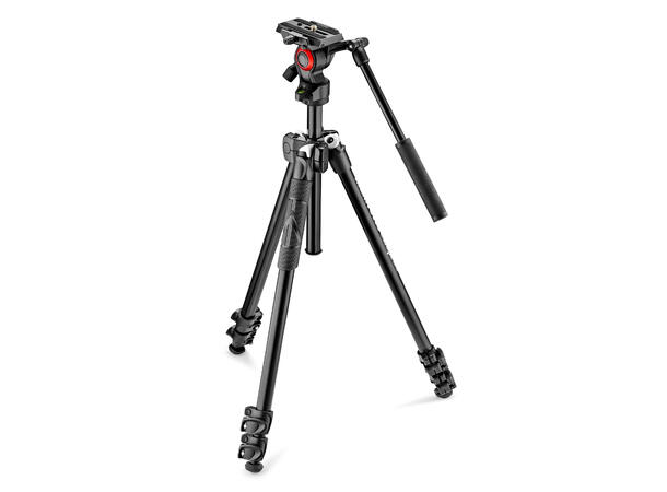 MANFROTTO Stativkit Video 290 live fluid video head 