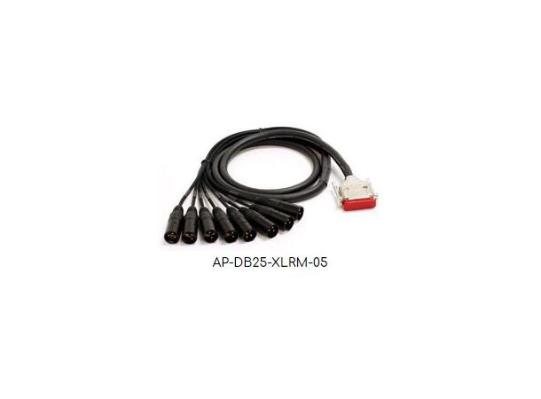 Marshall AP-DB25-XLRM-05 analog 1,5M XLR(M) 8-channel analog audio 