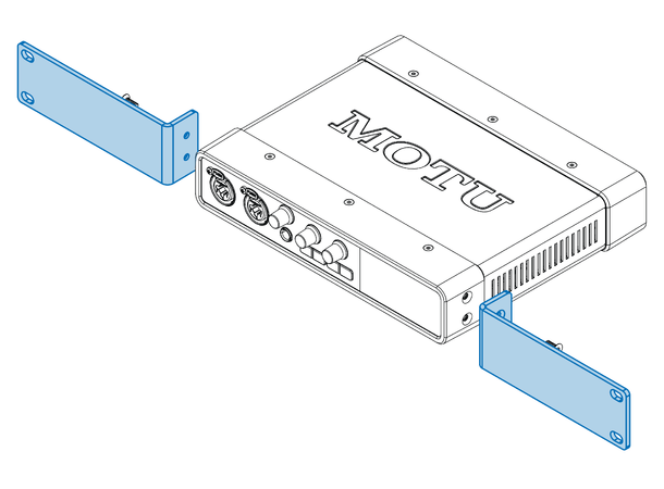 Motu Half-Rack Mounting Kit 3000 for å montere 1 stk Ultralite MK5 i rack 