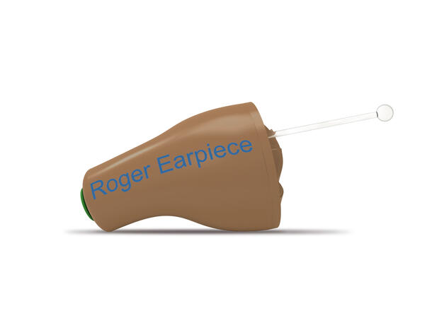 Phonak Roger Earpiece MKII Miniatyr in-ear mottaker, brun