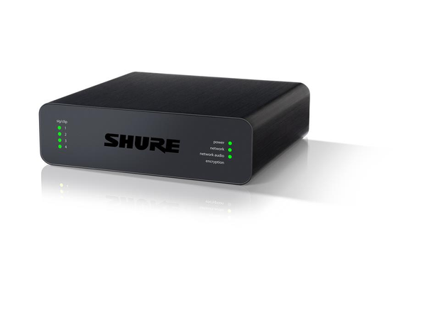 Shure 4CH MIC/LINE IN-DANTE, LGC 1/3RU, BLOCK 
