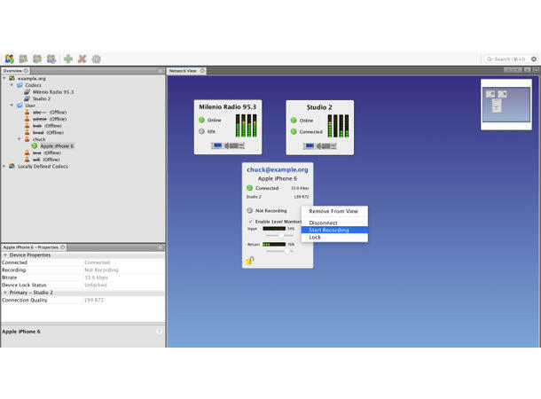 Tieline Cloud Codec Controller 10xEkstra 10 ekstra codec for Public lisens 