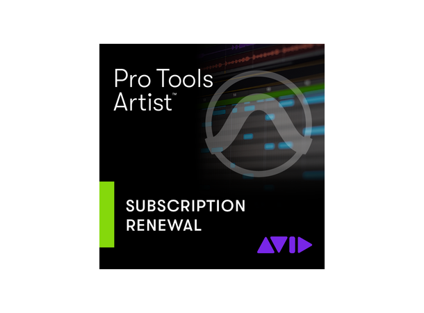 AVID Pro Tools ARTIST leiefornyelse 1 år Annual Paid Subscription - RENEWAL