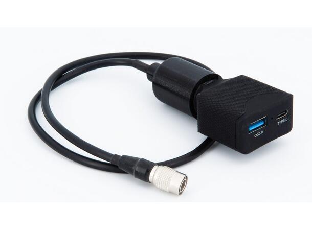 Audioroot eUSB-C-HRS4 10-24V Hirose to USB type C converter 