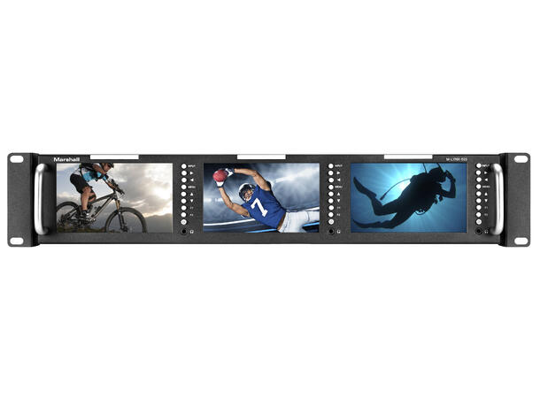 Marshall ML-503  Triple Monitor Triple 5" Rack mount Monitor 