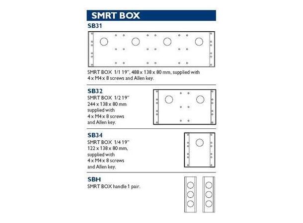 SMRT SB31 BOX 488 x 138 x 80 mm SB31