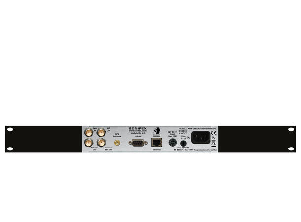 Sonifex AVN-GMCS PTP Grandmaster Clock GPS, IP, TXCO, Rackmount 
