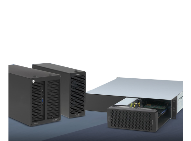 Sonnet DuoModo Dual-Module Rack kabinett Thunderbolt 3 og HDX kompatibelt, 19" 