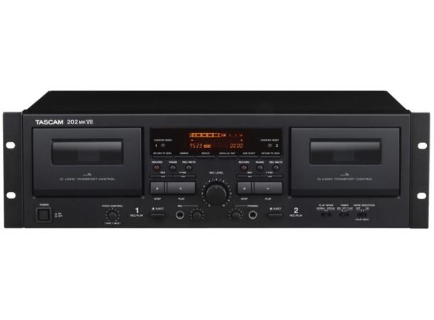 TASCAM 202MK7 Dual cassette deck with USB output 