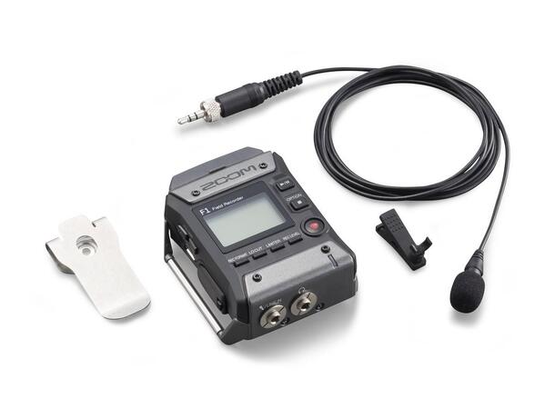 Zoom F1-LP Field Recorder Lavalier Mic Pack 