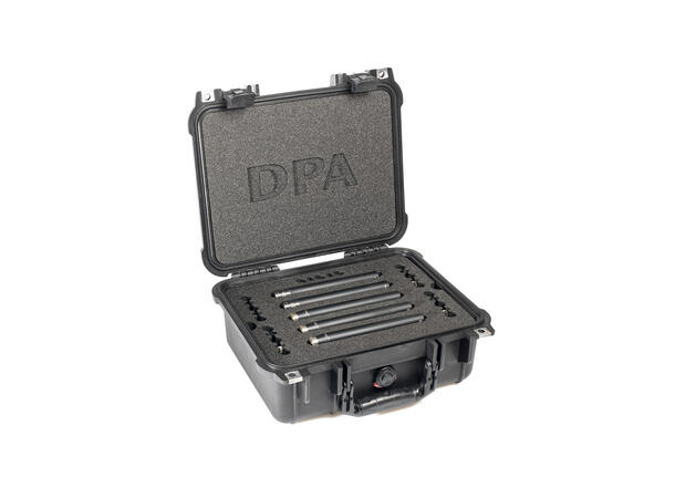DPA Surround Kit with 3 x 4006A 2 x 4011A, Clips, Windscreens in Peli Ca