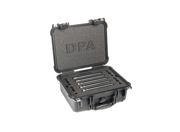 DPA Surround Kit with 3 x 4006A 2 x 4011A, Clips, Windscreens in Peli Ca 