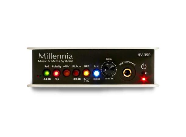 Millennia HV-32P Dual mikrofonpreamp Micpre DI tabletop 